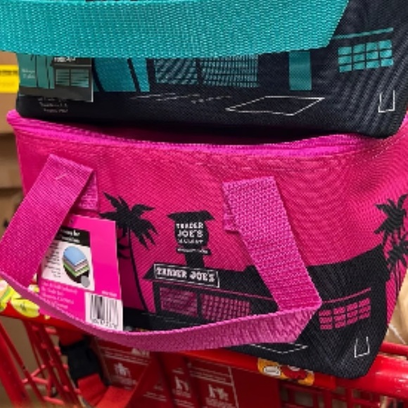 Brand new Trader Joe’s pink mini insulated bag - Picture 2 of 3
